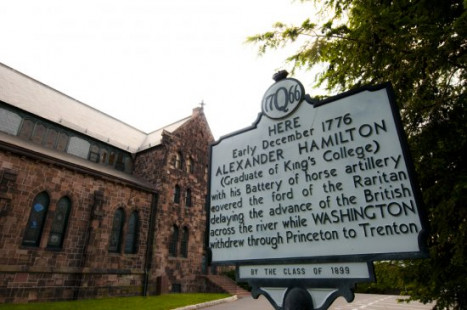 Alexander Hamilton Marker – Old Queens Campus, Rutgers University, NJ