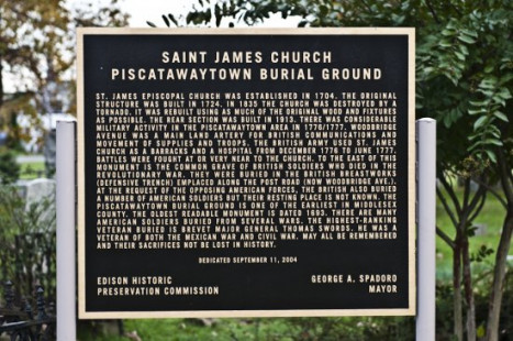 Piscatawaytown Burial Ground – Edison, NJ