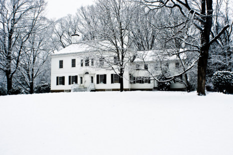 Ford Mansion in snow