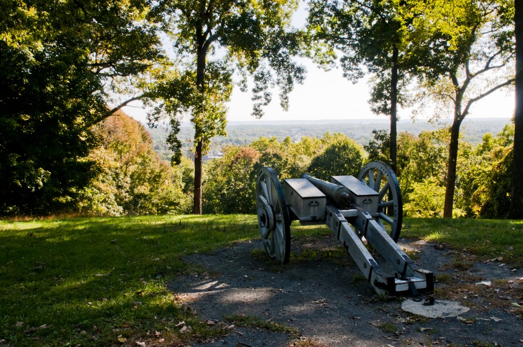 Canon at Fort Nonsense overlooking Morristown, New Jersey