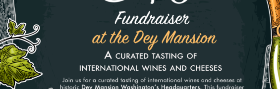Flyer, Wine and Cheese, Dey Mansion, September 2019