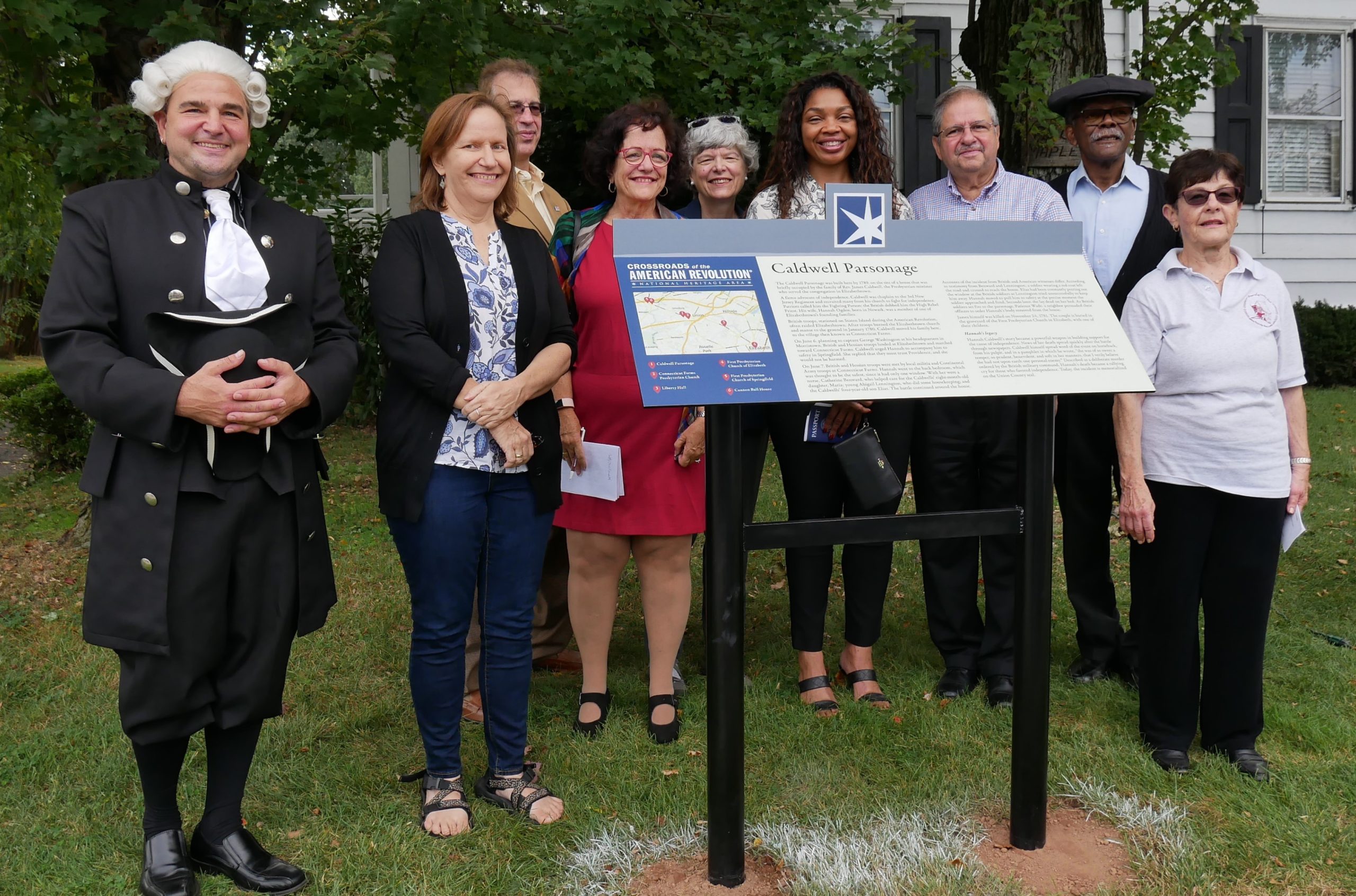 Crossroads Signage Unveiled at Caldwell Parsonage - Crossroads of the  American Revolution